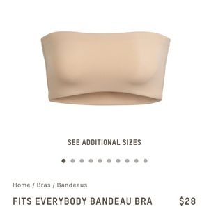 Skims Fits Everybody Bandeau in Clay